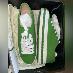 Kate Spade Vibrant Green Sneakers